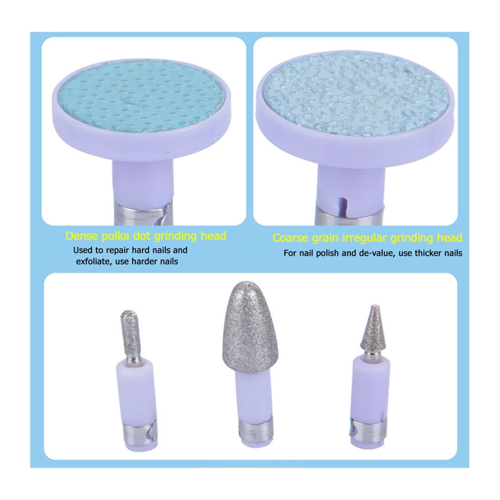 Cordless Nail Drill, Rechargeable Electric Nail Drill Kit, Portable Electric Nail File Machine File Kit For Acrylic Gel Nails ,Low Noise