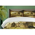 thumbnail image 4 of Ambesonne Medieval Duvet Cover Set, Old Scottish Castle, 2-Calking, Grey Green, 4 of 7