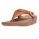 thumbnail image 1 of Sandalias FitFlop Lulu Arch Support de piel color canela claro para mujer, 1 of 1