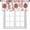 Coastal-4, variant on Boho Floral Valance,Retro Patchwork Country Herbs Wildflowers Flowers Rustic Blooming Flower Splicing Design Paisley Pattern Window Valance Treatments for Kitchen Bedroom 1 Piece,54x18 Inch