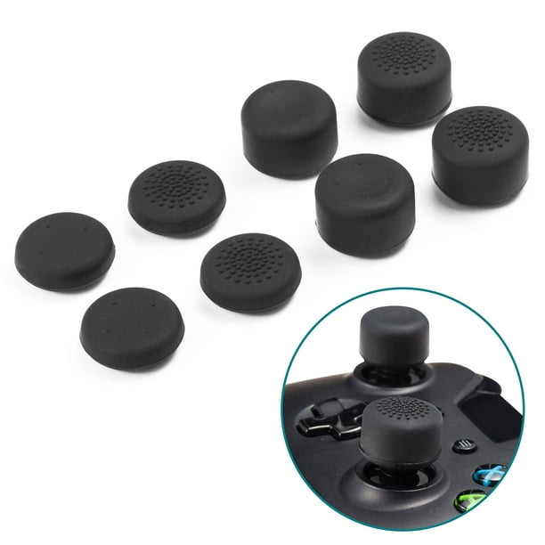 Insten [4 Pair / 8 Pcs] Thumb Grip for Xbox One PS4 Controller ...