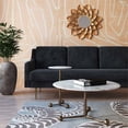 thumbnail image 2 of TOV Furniture Orbital 23.2"H Transitional Marble Side Table in Antique Brass, 2 of 7