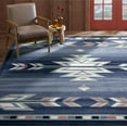 thumbnail image 2 of Home Dynamix Premium Sagrada Southwestern Geometric Area Rug Blue/Grey, 5'2"x7'4", 2 of 9
