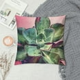 thumbnail image 2 of Lush Succulent Leaves Design by Daphne Polselli Throw Pillow,  Green, 2 of 5