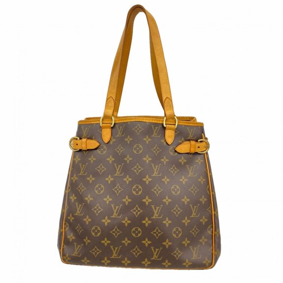 Pre-Owned Louis Vuitton Monogram Batignolles Vertical Tote Bag M51153 Brown Women's