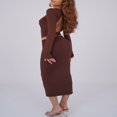 thumbnail image 2 of Ladies‘ Backless Tie-Up T-shirt with Long Sleeves, 2 of 3