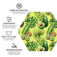 thumbnail image 4 of Disketp Kiwi And Avocado Funny Coasters,4 Pcs Leather Coasters With Holder, Perfect Housewarming Hostess Gifts,Protect Furniture From Water Marks Scratch, 4 of 9