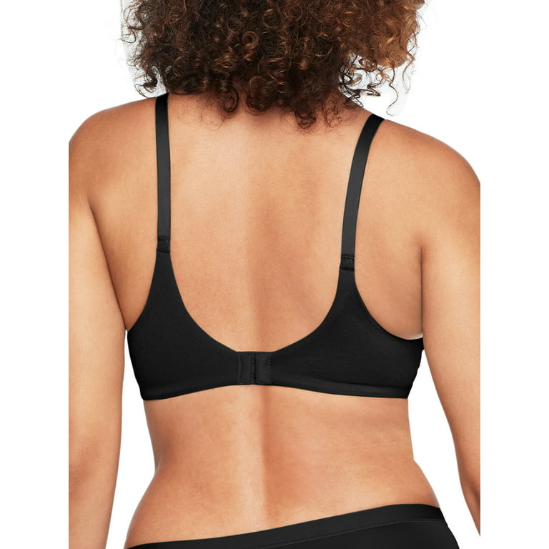 Blissful Benefits by Warners Back Smoothing T-shirt Bra Underwire Black  Size 34c for sale online