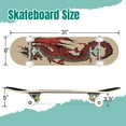 thumbnail image 2 of 31'' Complete Skateboard 7 Layer Canadian Maple Double Kick Deck Skateboards Skate Board for Beginner Adult Gifts, 2 of 5