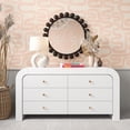 thumbnail image 2 of Hump 6 Drawer White Dresser, 2 of 4