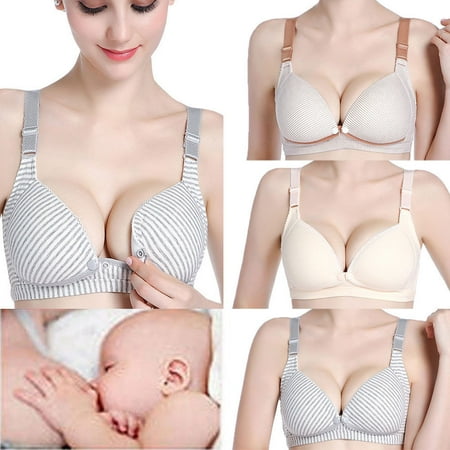Hirigin Comfortable Women Nursing Bra Front Buckles Maternity Breastfeeding Pregnant