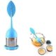 thumbnail image 1 of Stainless Steel Tea Infuser, Super Small Mesh Infusers For Loose Tea Mesh Strainer Drip Tray, 1 of 5