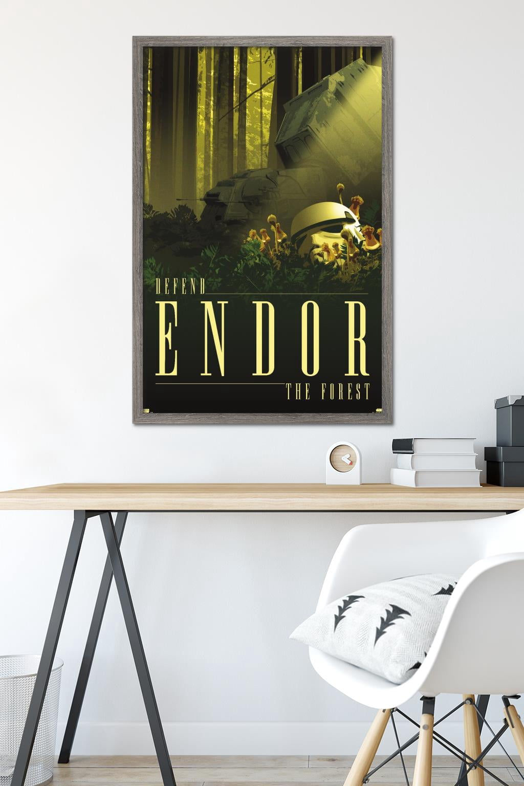 Star Wars: Endor - See the Forest by Russell Walks Wall Poster, 22.375" x 34" Framed