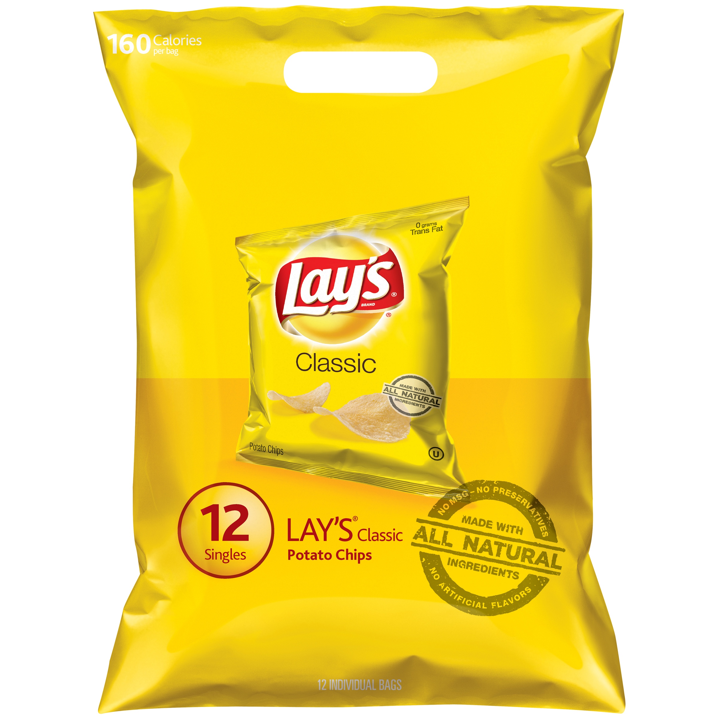 Lay's Classic Potato Chips, 12 count, 1 oz Bags - image 3 of 5