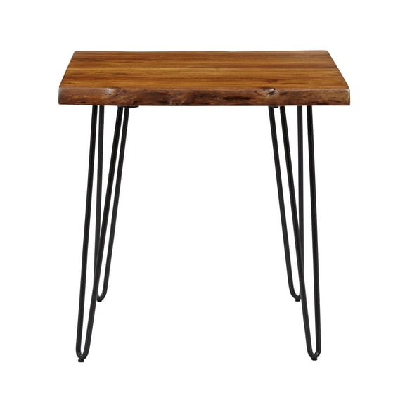 Jofran Nature's Edge Modern 24'' Solid Wood Square End Table