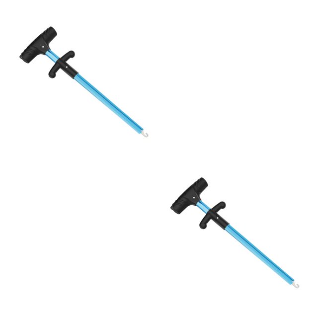 Eigraketly Extractor de anzuelos de pesca, Extractor de pescado profesional portátil de aleación de aluminio, separador de eliminación de Azul 2piezas