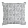thumbnail image 1 of Grey and White Throw Pillow Cushion Cover, Rich Royal Victorian Garden Pattern Stylized Petals and Leaves Antique Look, Decorative Square Accent Pillow Case, 16 X 16 Inches, Grey White, by Ambesonne, 1 of 2