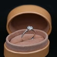 thumbnail image 2 of 1Ct Lab Created Diamond Round Cut Women's Solitaire Engagement Ring 14K White Gold Plated, 2 of 3