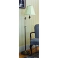 thumbnail image 2 of House Of Troy CL200-AB Club Collection Portable Floor Lamp, Antique Brass with Off White Soft Shade, 2 of 2