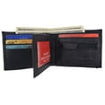 thumbnail image 5 of Soft Leather Mens Bifold Wallet ID Credit Card Holder 1652, 5 of 17