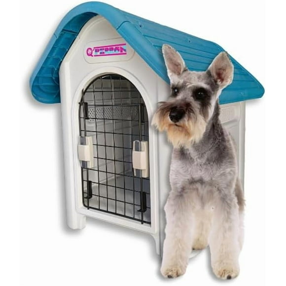 Casa Para Perro Q Perrón Con Reja Y Piso Elevado