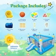 thumbnail image 4 of iYofe Bounce House for Kids Multifunctional Jump 'n Slide Kids Inflatable Bounce with Blower, 198" x 180" Play Area x 96" Tall, Basketball Hoop, Target Game, A Wealth of Accessories, 4 of 8