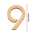 thumbnail image 2 of 7CM Acrylic Number Plates For Elegant And Stylish Decor, 2 of 2