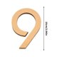 thumbnail image 2 of Placas de números acrílicas doradas de 7 cm | Acabado pulido elegante - Letras decorativas acrílicas duraderas y con estilo - Autoadhesivas y fáciles de colocar | Personalizables para DIY en casa u, 2 of 2