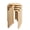 Natural + Nature + Primary Living Space + Modern + Set of 4 or more + MDF, variant on Stackable Bentwood Stool Set of 4, 18" Round Stacking Backless Nesting Stools, Anti-Slip Felt Pad,School Chairs, Suitable for classrooms, Dining Rooms, Kitchens, Natural