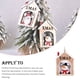 thumbnail image 4 of Inteprter Colgante de de Navidad con forma de casa hueca, adornos colgantes, colgador de muñeco de nieve, decoración navideña para el hogar, Kits de decoración para fiestas Muñeco de nieve, 4 of 6
