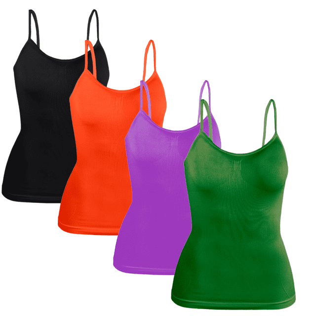 Set 4 Blusas Mujer Tirantes Unitalla Casual Blusa Crop Top Dama