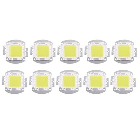 

10X LED Chip 100W 7500LM White Light Bulb Lamp Spotlight Integrated DIY
