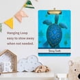 thumbnail image 4 of FMSHPON Sea Turtle Clipboard Hardboard Wood Nursing Clip Board and Pull for Standard A4 Letter 13x9 inches, 4 of 6