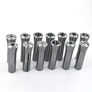munirater Precision R8 Collet Set, 13-Piece 1/8-7/8 Mill Chuck Holder