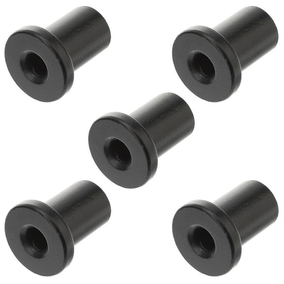 BESTOYARD 5Pcs Black Barn Door Spacers for Sliding Track Mounting Durable Hardware Support