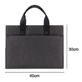 thumbnail image 2 of Sac à Documents Oxford avec Poignée et Organisateur de Réunion, de Bureau et d'École, Sac à Main Porte-Documents, 2 of 5