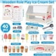 thumbnail image 2 of Set de juego Ice Cream Counter Melofaver Wooden para niños de 3 a 8 años, 2 of 7