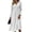 White, variant on Womens Fall Casual Maxi Dresses Plus Size Flowy Casual V Neck Wrap Dress Maxi Dress for Wedding Guest, Graduation, Party