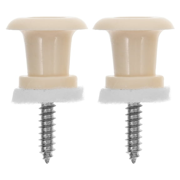 WRITWAA 2Pcs Multi Color Guitar Strap Lock Plastic Mushroom Head for Acoustic Bass