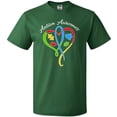 thumbnail image 3 of Inktastic Autism Awareness Heart Ribbon and Puzzle Pieces T-Shirt, 3 of 5