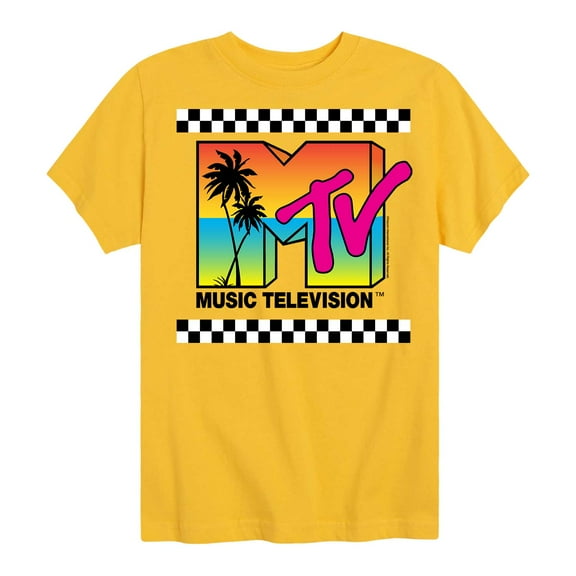 MTV - Sunset Logo - Toddler And Youth Short Sleeve Graphic T-Shirt