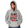 thumbnail image 4 of Funny Not Perfect But Not You Joke Unisex Plus Fleece Graphic Hoodie Brisco Brands 2X, 4 of 5