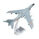 thumbnail image 2 of Modelo de avión de aleación fundida 1:72, aviación con soporte, avión de simulación para regalo, decoración de escritorio, colección de juguetes para Hugo Modelos de aviones de combate, 2 of 10