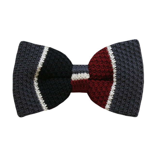 Knitted Bowties for Him Knit Bow Tie for Men Wedding Groomsman Bow Ties