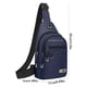 thumbnail image 3 of Bolso de pecho para hombre, bandolera, versátil, informal, pequeño, multifuncional, para correr, deportes, mochila de pecho, 3 of 3