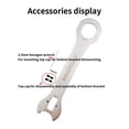 thumbnail image 5 of Bicycle Repair Wrench Multi Bike Bottom Bracket Wrench Professional Bottom Bracket Tool Bicycle Repair Tool Accessories, 5 of 8