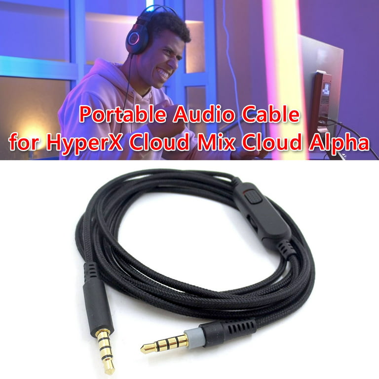 2M Replacement Audio Aux Cable Cord for HyperX Cloud /Cloud Alpha Gaming  Headset