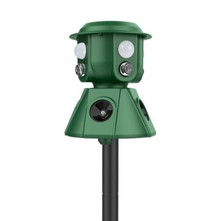 Ultrasonic Animal Repeller 360 Degree 5 Settings For Effective Pest Control with 1000mAh Battery