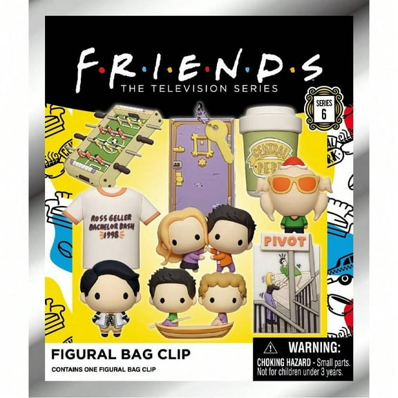 1PC Friends Officially Licensed Series 6 Mystery Bag Keychain