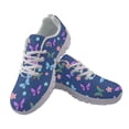 thumbnail image 2 of Psesaysky Women's Walking Shoes Butterflies Print Sneakers Women and Teens Lightweight and Wear-Resisitant Sports Shoes, 2 of 7